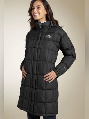 The North Face Womens Black Metropolis Parka Long Puffer Coat Retired 600 down S